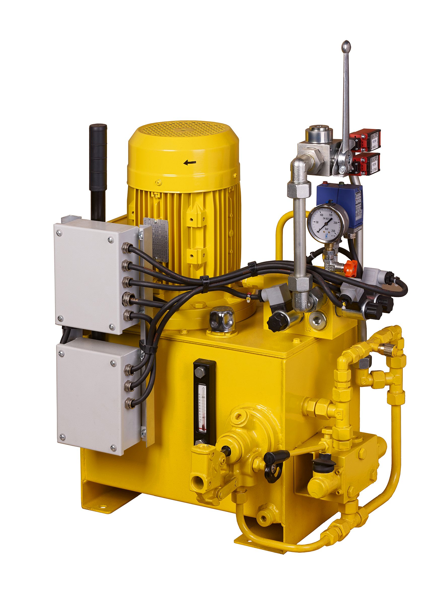 RINGSPANN offers the appropriate hydraulic power units for querying operating modes and brake discs RINGSPANN offers the appropriate hydraulic power units for querying operating modes and brake discs